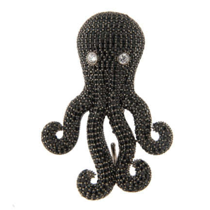 Inserto Octopus Big Argento Bracciale Pelle € 110,00