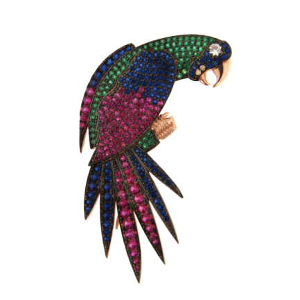 Silver Parrot Pin €139.00