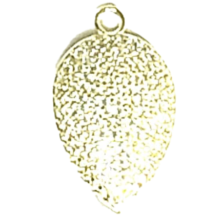 Pendente Goccia Piccola Argento Zirconi Gialli Placcato Oro Giallo