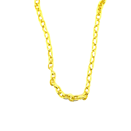 Catenina Argento Placcato Oro Giallo