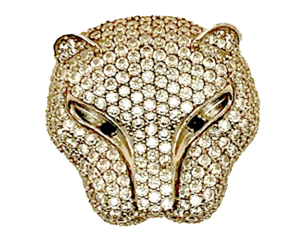 Orecchino Testa Pantera Big Argento € 194,00