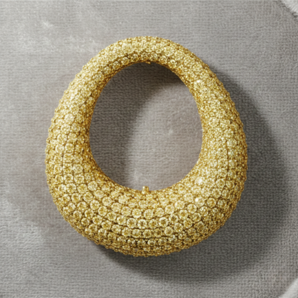 Orecchino Ovale Big Bucato Argento &euro; 148,00