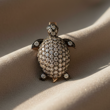 Orecchino Argento Tartaruga &euro; 45,00