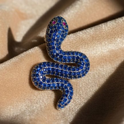 Orecchino Serpente Grande Argento &euro; 142,00