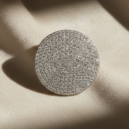 Orecchino Bottone con Clip Argento &euro; 158,00