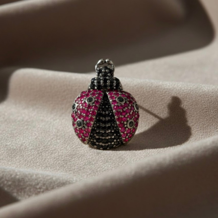 Orecchino Coccinella Argento &euro; 52,00