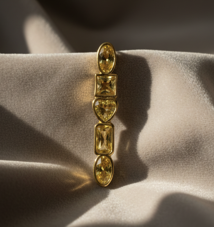 Orecchino 4 Zirconi Argento &euro; 43,00