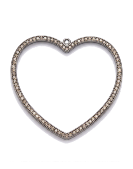 Pendente Cuore Grande Doppio Attacco Argento € 69,00
